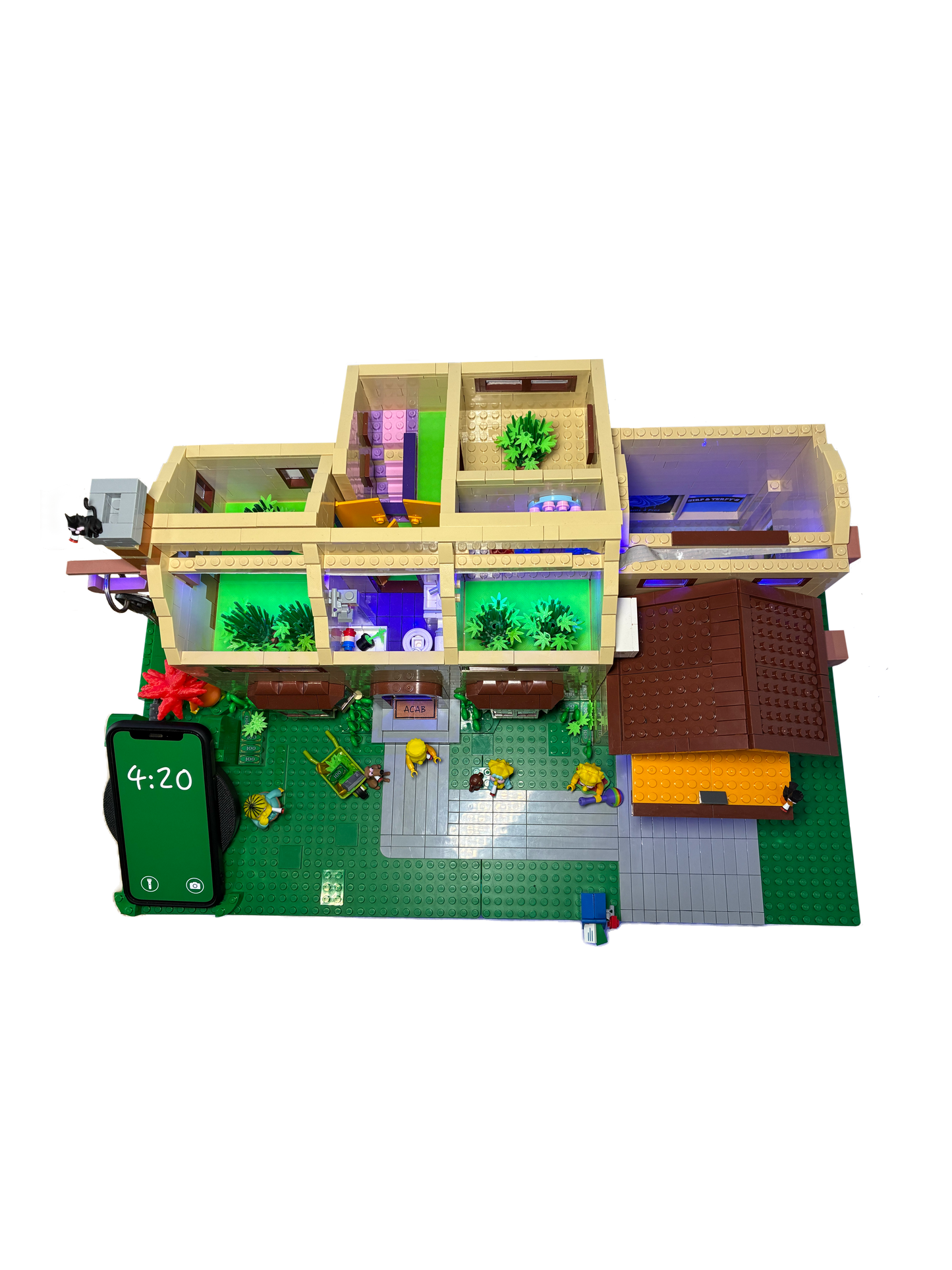 The Simpsons - Illegal Grow Operation BrickSet